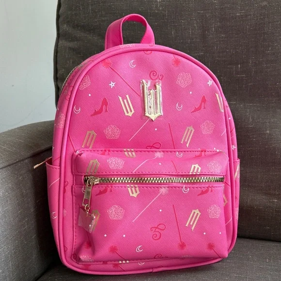 Claire’s Wicked Pink Small Backpack - Picture 1 of 7